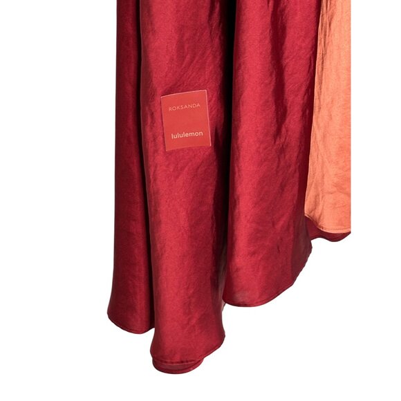 Lululemon x Roksanda Face Forward Skirt Caliente Rustic Coral Fools Gold-sz Larg - Picture 10 of 12